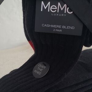 Cashmere Blend Over the Knee Socks